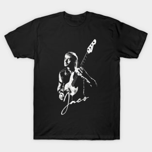 Jaco Pastorius // Vintage Style Fan Artwork T-Shirt